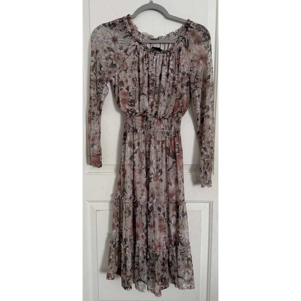 Kate‎ and Lily Floral Dress Size 4 Romantic Cottagecore Tiered Boho Feminine